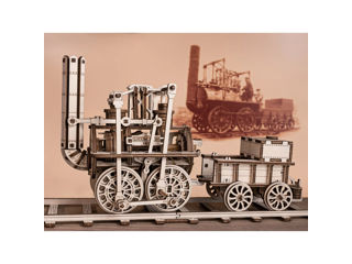 Деревянный механический 3D-пазл «Locomotion #1» foto 3