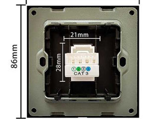 Продаю блок новых (3-х) электрических розеток с USB и Type С и розетку с телефонным разъемом. foto 5