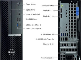 Dell OptiPlex 5080 SFF (i5-10500/ 8GB/ NVMe 256GB) din Germania. Licență Win10/11 Pro. Garanție 2ani foto 5