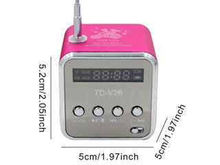 Домашняя-Колонка-Radio-Bluetooth-встроенный аккумулятор-беспроводная-Поддержка USB-Флэш-TF-карт-AUX foto 5