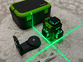 Laser Huepar  HM03CG 3D  12 linii + case + acumulator + magnet + livrare gratis foto 4