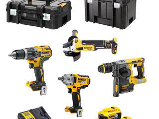 Set Scule Cu Acumulator Dewalt Dck428P3T (Dch273+Dcg405+Dcf894+Dcd796) foto 1