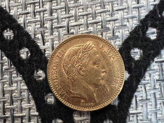 20 Francs 1861, золотая монета, moneda din aur