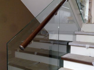 Balustrade din plexiglas , перила из плексигласа foto 8