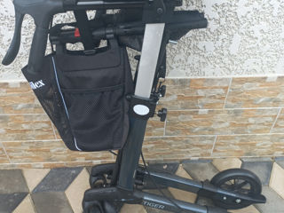 Cadru rolator de mers pt seniori cu axila cadru oropedic mers cu roti adult rollator mobilex tiger foto 2