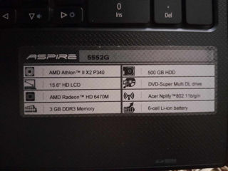Ноутбук Acer Aspire 5552g foto 9