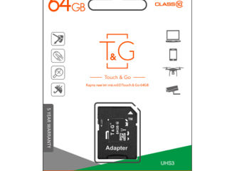 MicroSD T&G 64GB, 128 GB и 256 GB micro sd U3 class10