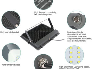 Projector led 500W. Lumina led 500W. Proiector led 500W foto 8