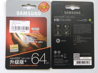 Samsung EVO Plus 128Gb, 64Gb. Sandisk Extreme PRO 64GB, Sandisk Extreme 128 Gb. foto 2
