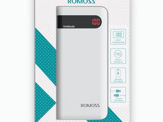 Портативная зарядка Romoss Power Bank sense 4P LCD внешний аккумулятор 10400 mAh foto 5