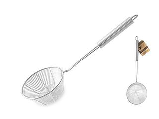 Colander-Spumiera D13Cm James.F Cu Maner Lung foto 1