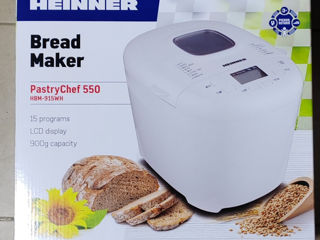 Хлебопечка Heinner PastyChef 550 HMB-915WH foto 4