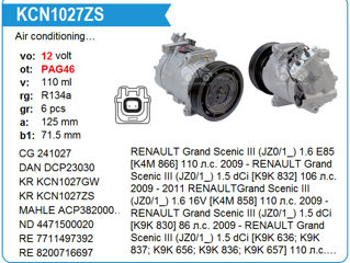 Compresor la conditioner - renault megan 3 foto 3