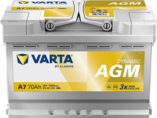 Acumulatoare varta 60ah, 70ah, 80ah, 95ah, 100ah - Start-Stop, AGM, EFB foto 2