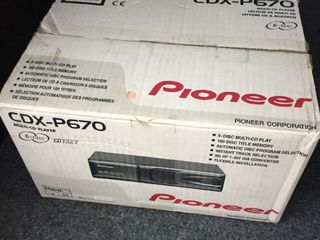 Pioneer. Оригинальная кассетная магнитола и чейнджер на 6 дисков + пульт на руле foto 2