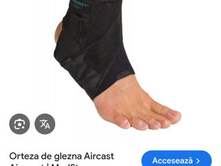 Genunchiere ortopedice cu suport de fier prin parti si suport din silicon. Suport pentru gleznă foto 2