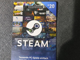 Продам карту активации на 20€ для Steam foto 2