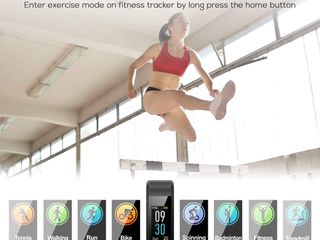 Fitness Tracker Ceas Sport IP68 Waterproof Sleep Smartwatch Step Counte MI Band foto 3