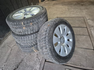 Complect roti 225/55 R16 Audi