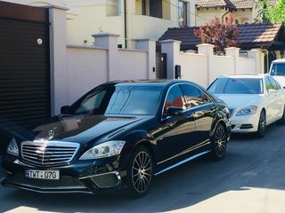 Mercedes-benz S-class, alb/negru auto pentru Nunta ta!!! 109€/zi foto 8