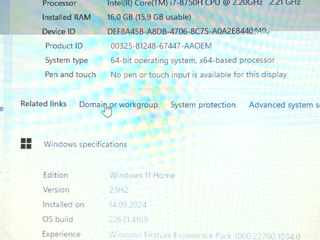 Lenovo Legion 15", i7, 256SSD+1TB hard ,16gb RAM,Nvidia 1050 +Window 11 home foto 2