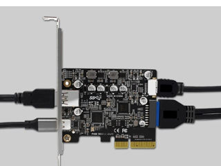 Плата расширения USB 3,1 PCIE foto 2