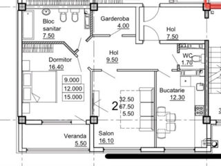 Apartament cu 2 camere, 73 m², Ciocana, Chișinău foto 6