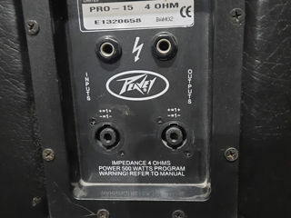 Boxe pasive Peavey 15pro foto 1