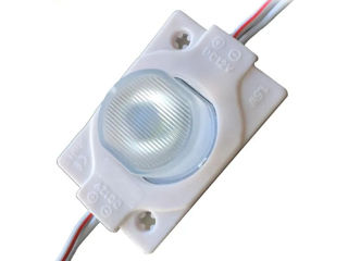 Modul cu lentile LED Premium N1 10x45 2835-1 1.5W IP65 12V CW – 20 buc Modul LED de capăt cu lenti foto 1