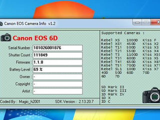 Canon 6D body ( 112k shutter ) foto 8