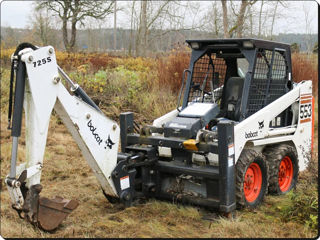 Экскаватор Bobcat 725S на мини-погрузчик с бортовым поворотом фото 8
