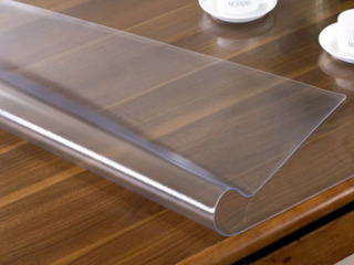 Защитная скатерть для стола мягкое стекло foto 3