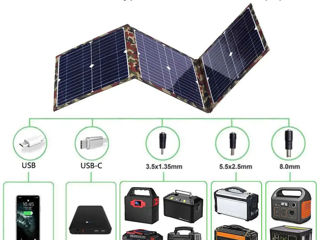 Солнечная-Панель трёх-секционная для зарядки моб.телефонов-ноутбуков и др.гаджетов=12v.аккумуляторов foto 4
