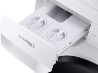 Mașină de spălat cu uscător Samsung WD10T634DBH/ S7 Full size/ 10.5 kg/ White foto 3