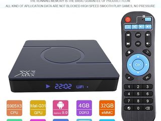 Мощная Smart TV приставка X3 Max с функцией Miracast и возможностью голосового управления foto 2