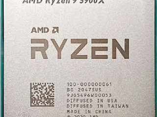 AMD Ryzen 9 5900X, Socket AM4, 3.7-4.8GHz (12C/24T), 6MB L2 + 64MB L3 Cache, No Integrated GPU, 7nm