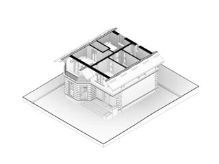 Casă de locuit individuală cu 2 niveluri / P+M / 110.30 m2 / construcții / arhitect / proiecte foto 8