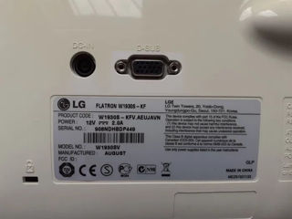 стильный LED монитор LG 19" с внешний блоком на 12 вольт foto 5