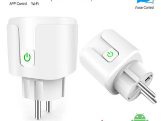 Умная розетка с таймером и счетчиком smart plug 20а foto 7