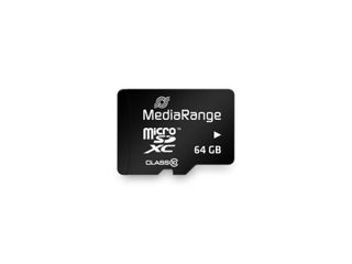 MediaRange microSDXC memory card, Class 10, with SD adapter, 64GB foto 2