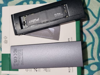 Crucial P3 Plus SSD 4TB M.2 NVMe PCIe Gen4  + case Ugreen. foto 4