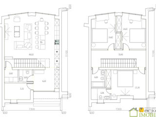 Перспективный проект на постройку пяти 2-х этажных Townhouse на 10 сотках , сел. Гратиешты foto 4