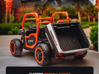 Mașină electrică UTV  (NOI) 24 V baterie  4 motoare foto 2