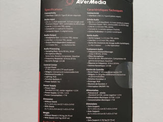 AverMedia Live Streamer AX310 - Creator Control Center, 6 Track Audio Mixer with IPS Touch Panel foto 2