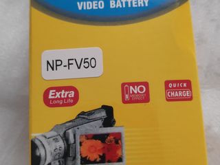 New !!! Video battery np-fv50 для видео камеры. foto 1