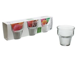 Vas pentru desert Minicornet, 245 ml, set 3 buc. foto 2