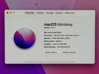 Mac Mini (Late 2014) i5 2.8GHz, 8GB, 120GB+500GB SSD foto 7