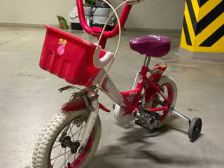Продам Детский 4 колесный велосипед, Bicicleta pentru copii cu roti ajutatoare pentru incepatori foto 4