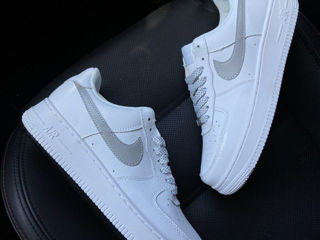 Nike Air Force 1 Low White/Reflection Swoosh Unisex фото 1