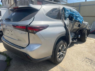 Разборка toyota highlander hybrid хайлендер 2021 2022 20223 запчасти piese razborka капот бампер foto 1